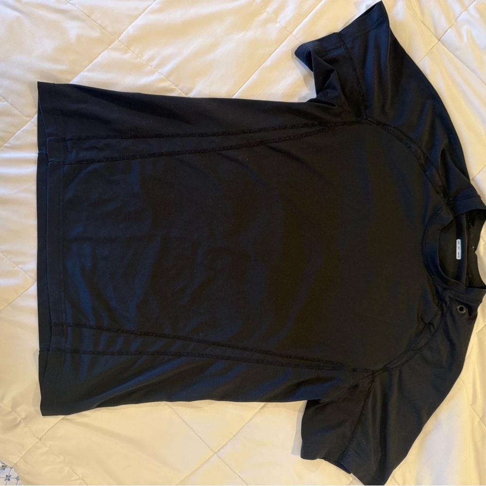 lululemon athletica Black Short Sleeve Tee